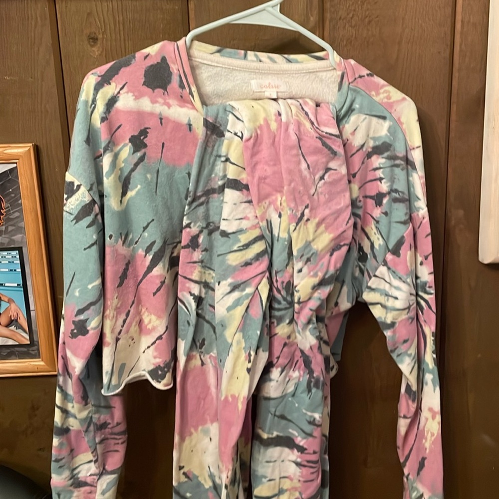 Tie Dye 2 Piece Sweater